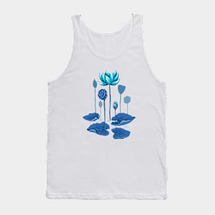 Blue lotus Tank Top